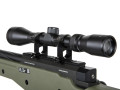 Specna Arms SA-S11 med sikte og bipod Grønn airsoft rifle