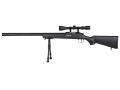 Specna Arms SA-S12 VSR Black with scope and bipod