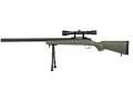 Specna Arms SA-S12 VSR Green with scope and bipod