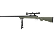 Specna Arms SA-S12 VSR Grön med kikarsikte och bipod