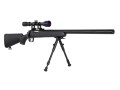 Specna Arms SA-S12 VSR Sort med sikte og bipod airsoft rifle