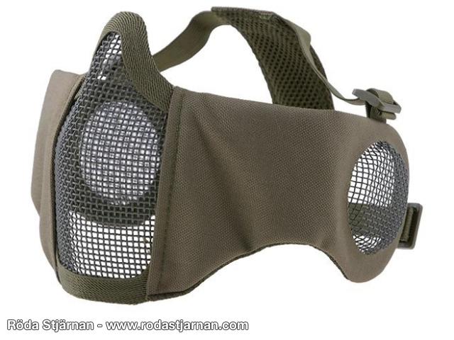 Stalker Mesh Mask Ear Protection Green eye and face protection