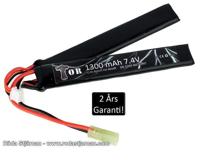 TOR LiPo 7.4V 1300 mAh 20/40C Nun Chuck