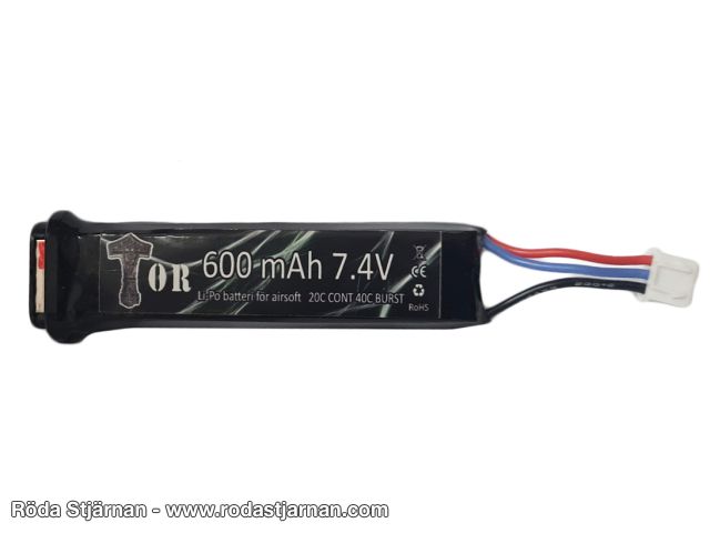 TOR LiPo 7.4V 600mAh AEP ENB