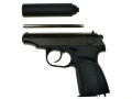 WE MK PMM 654K med lyddemper airsoft pistoler