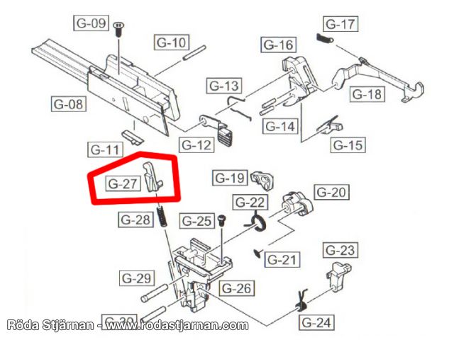 WE Reservdel WE17 G-27
