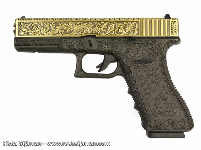 WE WE17 Etched Ivory airsoft pistoler