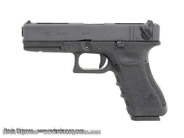 WE WE18 C GBB Automat airsoftpistoler