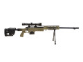 WELL MB4411D OD med bipod og kikkert airsoft rifle