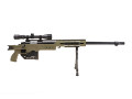 WELL MB4411D OD med bipod og kikkert airsoft rifle