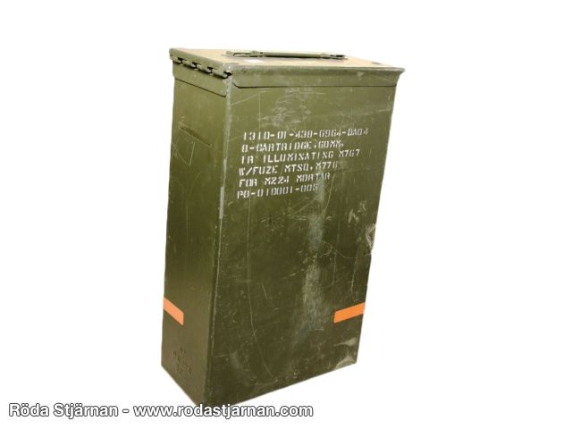 Amerikansk ammunisjonsboks Granatkaster 60mm ammunisjonsbokser