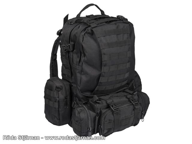 Mil-Tec Defence Assembly 36L Svart sekker