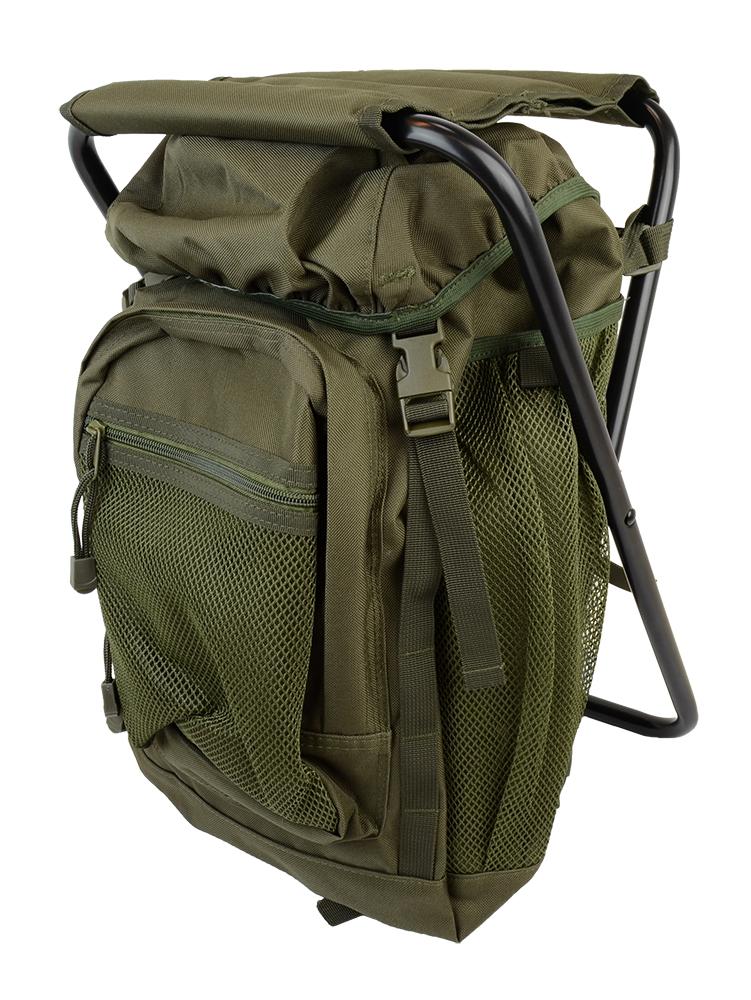 Product Image for Ryggsekk med sammenleggbar stol 20L Grønn