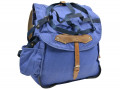 Backpack canvas and leather Light Blue