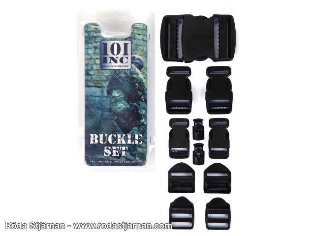 101INC Buckle Set Svart