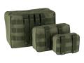 101INC Packpåsar MOLLE 3-Pack gröna tillbehör