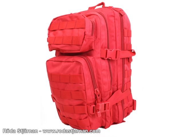 Assault pack MOLLE 25 liter Röd