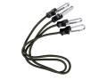 Elastiska spännremmar med karbinkrokar 91 cm 2-pack grön tillbehör