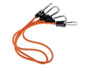 Elastiska spännremmar med karbinkrokar 91 cm 2-pack orange