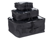 Organizer Set 3 st packpåsar svarta