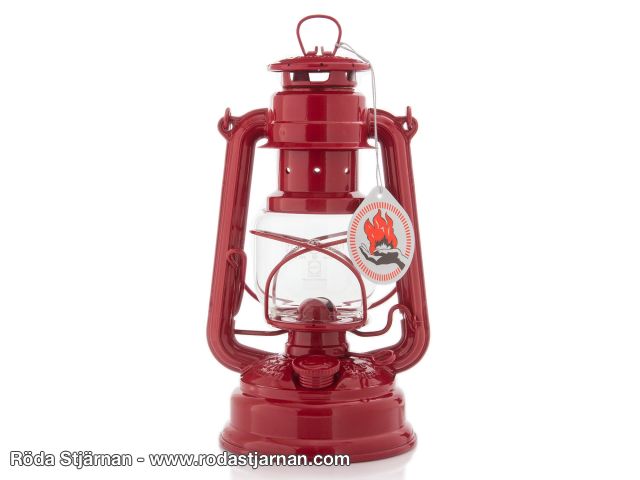 Feuerhand 276 Stormlykt Rød parafinlampe