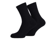 BORU wool socks black