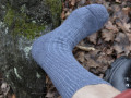 BORU wool socks steel gray socks
