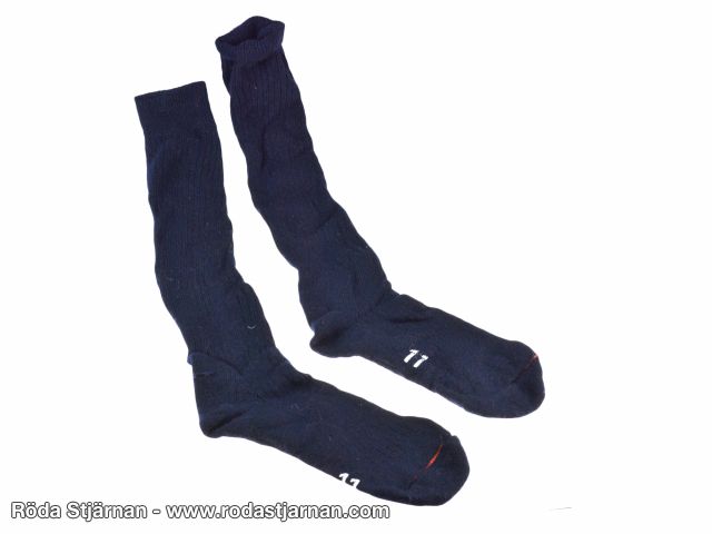 Navy inner sock wool blue socks