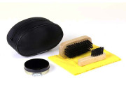 Shoe care kit with bag