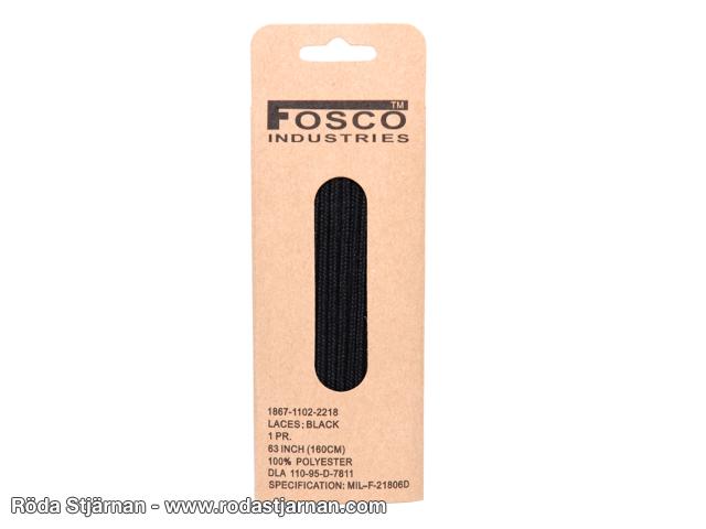 Shoelaces black 160 cm shoe care