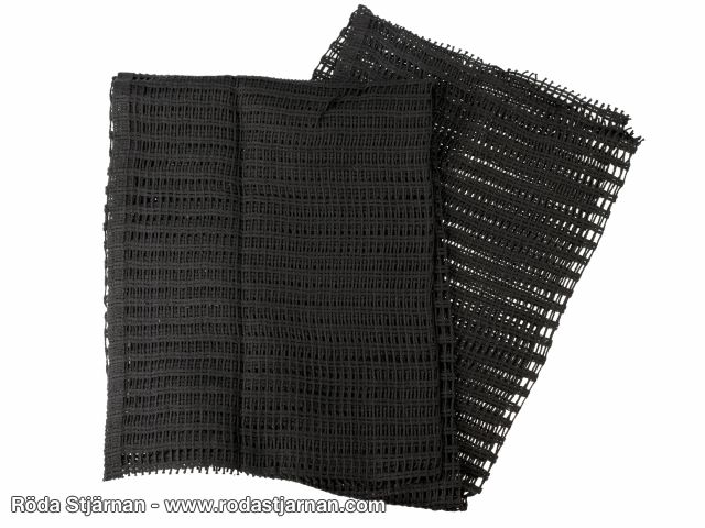 Camouflage net scarf Black 90x90 camouflage