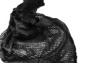 Camouflage net scarf Black 90x90 camouflage