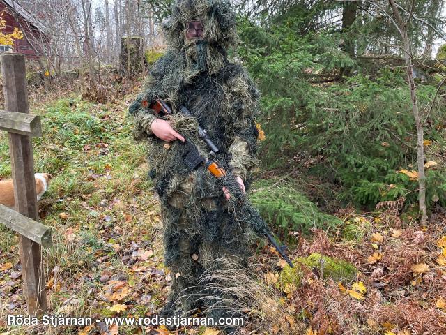 MFH Ghillie-Gewehrhülle Woodland – Tarnnetz 200x15 Cm – Feuerhemmend, Aus Polyester