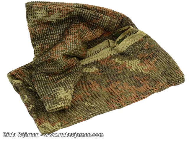Net scarf Forest camouflage