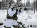 Vinter Kamouflagenät Snö löpmeter