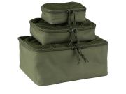 101INC Packing Bags MOLLE 3-Pack Green