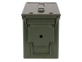 Ammunition box metal Cal .50 US star ammo box