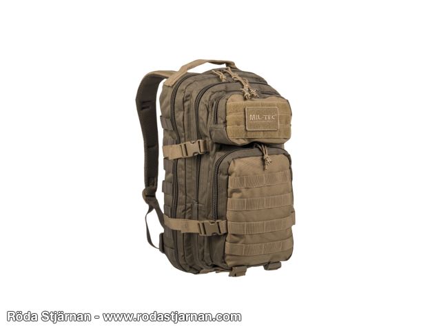 Mil-Tec Assault pack 25L Ranger Green/Coyote