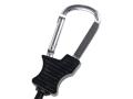 Elastic tension straps with carabiner hooks 60 cm 2-pack black accessories
