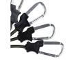 Elastic tension straps with carabiner hooks 60 cm 2-pack green accessories