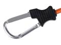 Elastic tension straps with carabiner hooks 60 cm 2-pack orange accessories