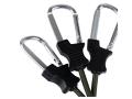 Elastic tension straps with carabiner hooks 91 cm 2-pack green accessories