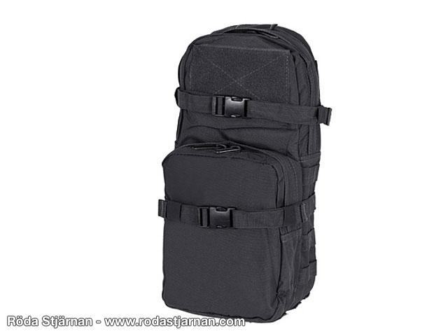MOLLE hydration system pouch with 2-liter hydration bladder black backpacks