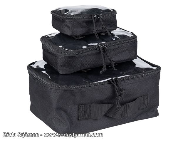 Organizer Set 3 pcs packing bags black accessories