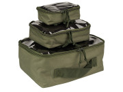 Organizer Set 3 pcs packing bags green
