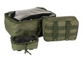 Organizer Set 3 pcs packing bags green accessories