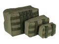 Organizer Set 3 pcs packing bags green accessories