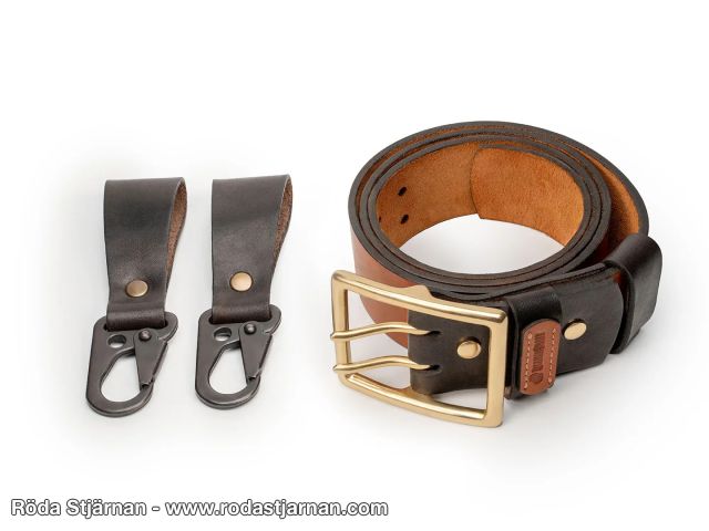 BeaverCraft LC_B1 Bushcraft Belt in Leather belts and suspenders