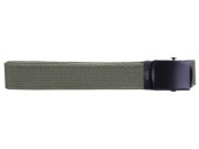 Green belt black buckle
