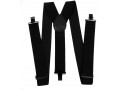 Suspenders with clips Black